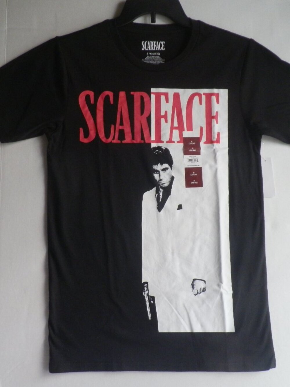 Scarface Black T-shirt Size Small Al Pacino NEW